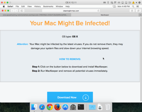 remove advanced mac cleaner virus from mac os x